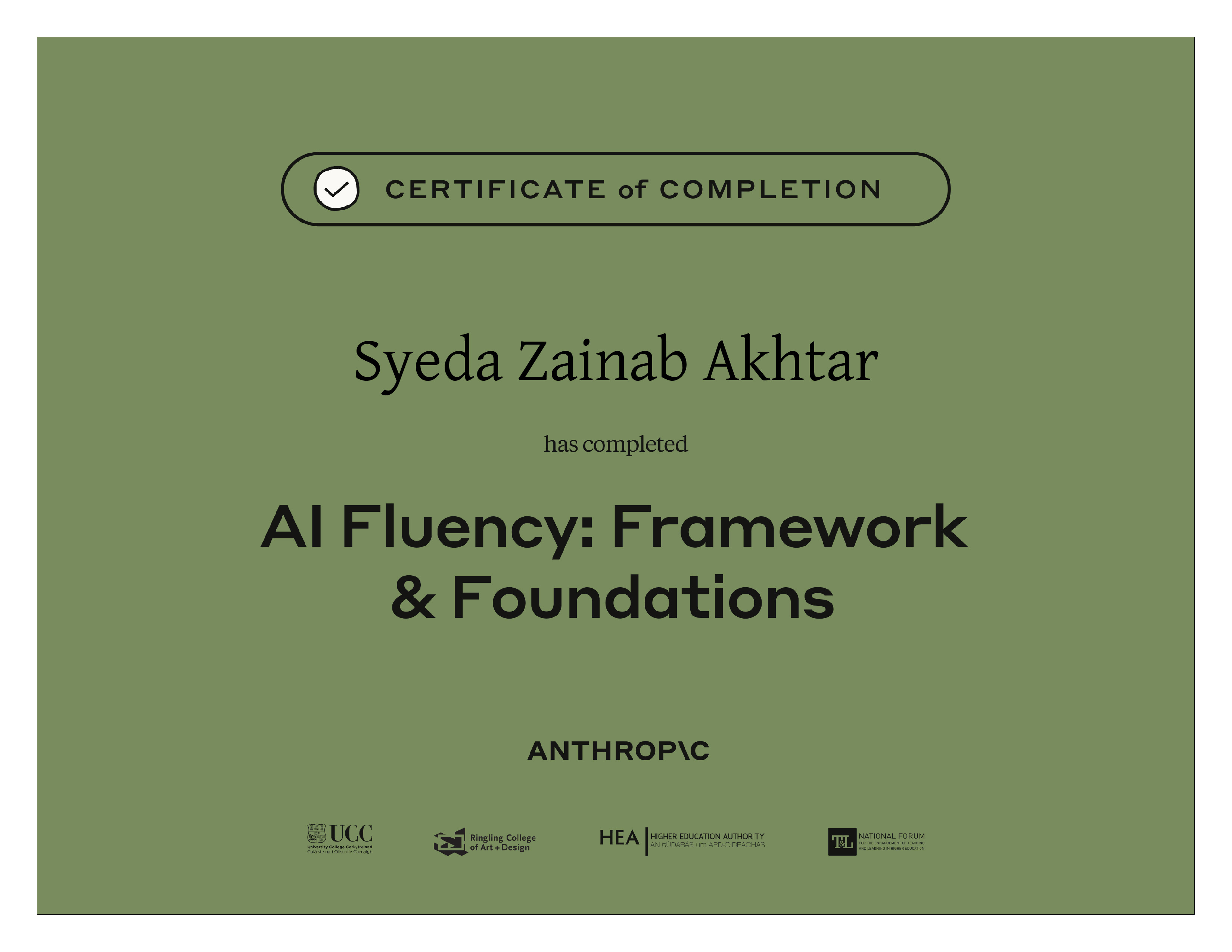 AI Fluency: Framework & Foundations – Anthropic