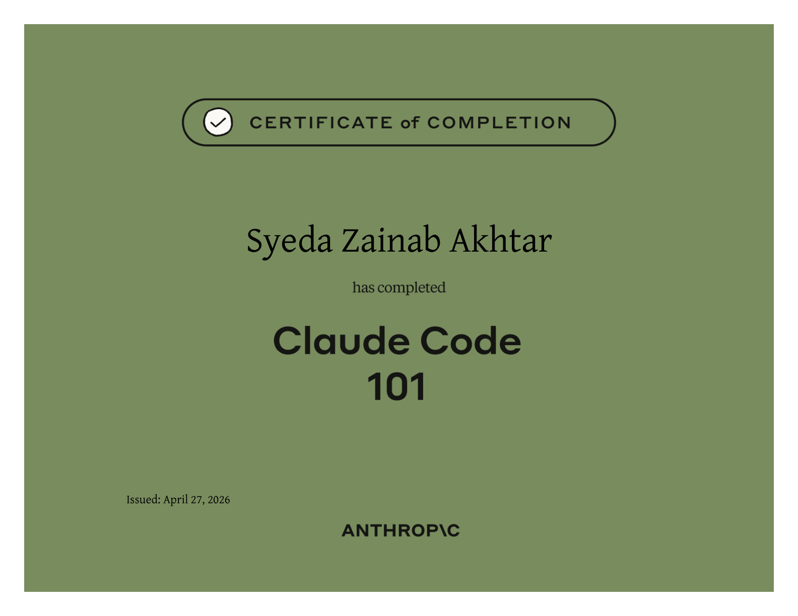 Claude Code 101 – Anthropic